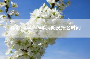 临邑2020年消防员报名时间