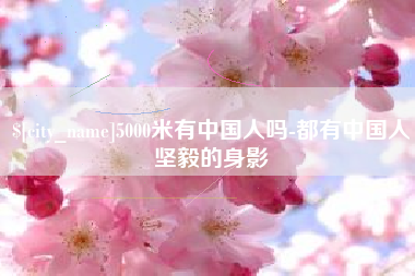 临邑5000米有中国人吗-都有中国人坚毅的身影