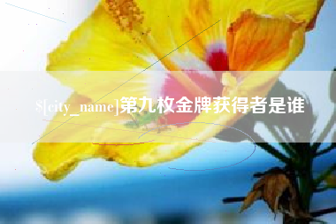 临邑第九枚金牌获得者是谁