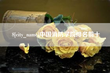 临邑中国消防学院排名前十