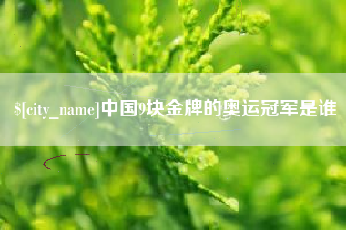 临邑中国9块金牌的奥运冠军是谁