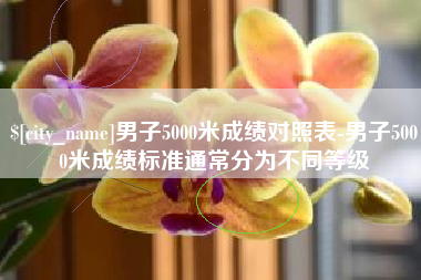 临邑男子5000米成绩对照表-男子5000米成绩标准通常分为不同等级