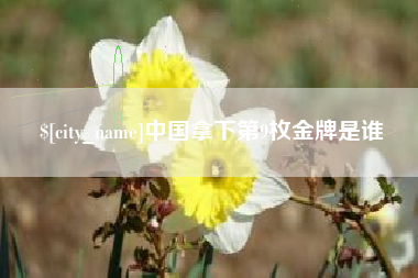 临邑中国拿下第9枚金牌是谁