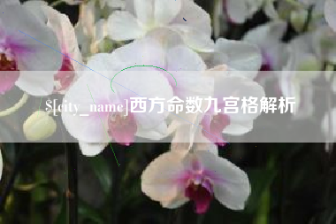 临邑西方命数九宫格解析
