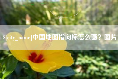 临邑中国地图指向标怎么画？图片
