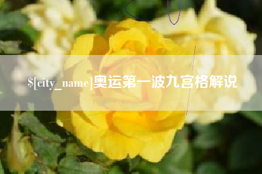 临邑奥运第一波九宫格解说
