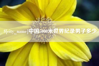 临邑中国5000米世界纪录男子多少