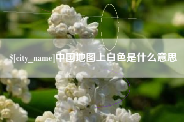 临邑中国地图上白色是什么意思