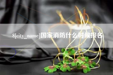 临邑国家消防什么时候报名