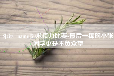 临邑50米接力比赛-最后一棒的小张同学更是不负众望