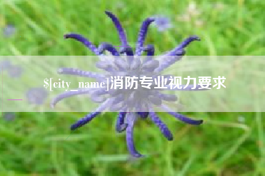 临邑消防专业视力要求