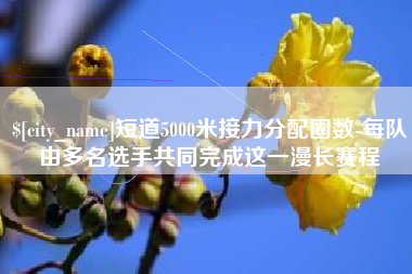 临邑短道5000米接力分配圈数-每队由多名选手共同完成这一漫长赛程