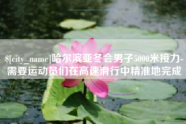 临邑哈尔滨亚冬会男子5000米接力-需要运动员们在高速滑行中精准地完成