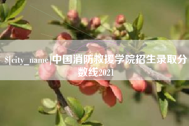 临邑中国消防救援学院招生录取分数线2021