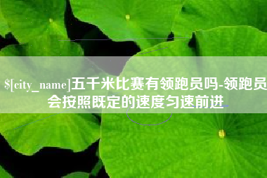 临邑五千米比赛有领跑员吗-领跑员会按照既定的速度匀速前进