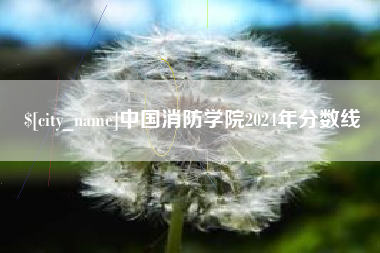 临邑中国消防学院2024年分数线