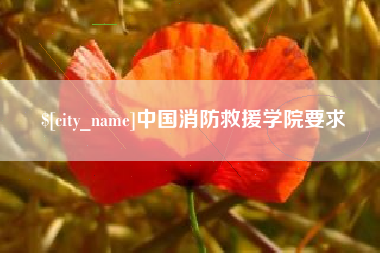 临邑中国消防救援学院要求