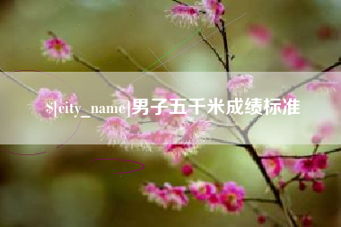 临邑男子五千米成绩标准