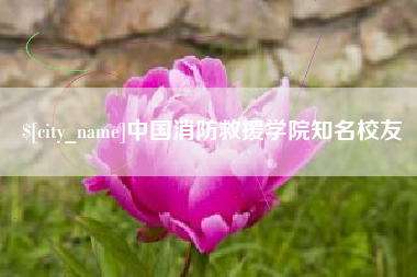 临邑中国消防救援学院知名校友