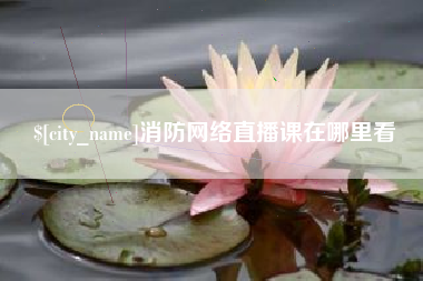 临邑消防网络直播课在哪里看
