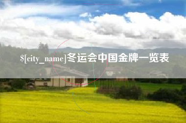 临邑冬运会中国金牌一览表