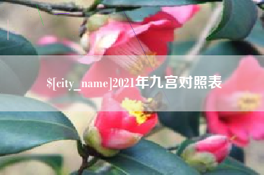 临邑2021年九宫对照表