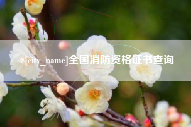 临邑全国消防资格证书查询