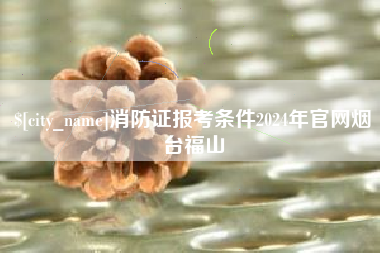 临邑消防证报考条件2024年官网烟台福山